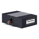 CyberPower RB1280X2D - UPS battery - 2 x battery - lead acid - 7.2 Ah - for AVR Series CP1200AVR