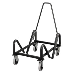 HON Olson Stacker-Series Chair Cart, 37inH x 21 3/8inW x 35 1/2inD, Black