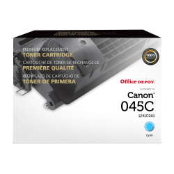 Office Depot Brand Remanufactured Cyan Toner Cartridge Replacement For Canon 045, OD045C