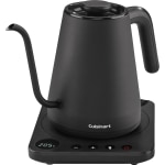 Cuisinart Digital 1L Stainless Steel Gooseneck Kettle, Matte Black