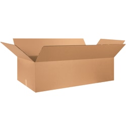 Partners Brand Double-Wall Heavy-Duty Corrugated Cartons, 48in x 24in x 12in, Kraft, Box Of 5