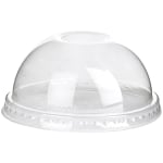 Eco-Products GreenStripe Cold Cup Lids, Dome, 9-24 Oz, 100% Recycled, Clear, Case Of 1,000 Lids