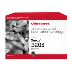 Office Depot Brand Remanufactured High-Yield Black Toner Cartridge Replacement For Xerox B205, ODB205HY