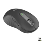 Logitech Signature M650 Left-Handed Wireless Mouse, Graphite