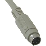 C2G 15ft PS/2 M/M Keyboard/Mouse Cable - mini-DIN (PS/2) Male - mini-DIN (PS/2) Male - 15ft - Beige