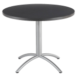 Iceberg CafeWorks Cafe Table, Round, 30in x 36inW, Graphite