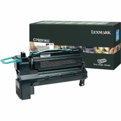 Lexmark C792X1KG Extra-High-Yield Return Program Black Toner Cartridge