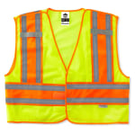 Ergodyne GloWear Safety Vest, Public, Type-P Class 2, XX-Large/3X, Lime, 8245PSV