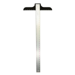 Ludwig Precision Aluminum T-Square, 2in x 36in, Heavy-Duty