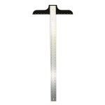 Ludwig Precision Aluminum T-Square, 2in x 30in, Heavy-Duty