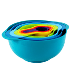 MegaChef Mixing Bowl And Measuring Cup Set, Assorted Colors