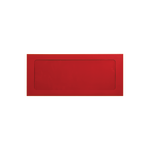 LUX #10 Envelopes, Full-Face Window, Peel & Press Closure, Ruby Red, Pack Of 50