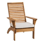 Linon Keir Outdoor Chair, Natural/Antique White