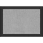 Amanti Art Magnetic Bulletin Board, 41in x 29in, Corvino Black Wood Frame