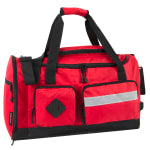 Summit Ridge Polyester Duffel, 12inH x 20inW x 9inD, Red