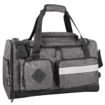 Summit Ridge Polyester Duffel, 12inH x 20inW x 9inD, Gray