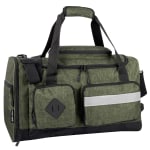 Summit Ridge Polyester Duffel, 12inH x 20inW x 9inD, Green