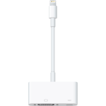 Apple VGA/Proprietary Video Adapter - Lightning Proprietary Connector - 15-pin HD-15 VGA - 1920 x 1080 Supported