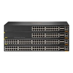 Aruba 6300F 24-port 1GbE Class 4 PoE and 4-port SFP56 Switch - 24 Ports - Manageable - 3 Layer Supported - Modular - 4 SFP Slots - 67 W Power Consumption - Twisted Pair, Optical Fiber - 1U High - Rack-mountable - Lifetime Limited Warranty