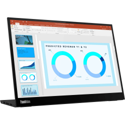 Lenovo ThinkVision M14d 14in Class LCD Monitor - 16:10 - Raven Black - 14in Viewable - In-plane Switching (IPS) Technology - WLED Backlight - 2240 x 1400 - 16.7 Million Colors - 375 Nit - 6 ms - 60 Hz Refresh Rate - USB Hub