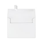 LUX Invitation Envelopes, A7, Peel & Stick Closure, White, Pack Of 50