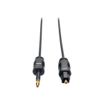 Tripp Lite Toslink To Mini Toslink Ultra Thin Digital SPDIF Audio Cable, 6ft