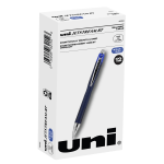 uni-ball Jetstream RT Retractable Ballpoint Pens, Fine Point, 0.7 mm, Blue Barrel, Blue Ink, Pack Of 12