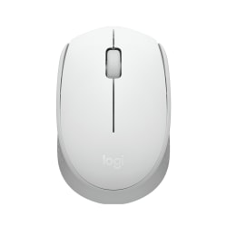 Logitech M170 Mouse - Optical - Wireless - Radio Frequency - 2.40 GHz - Off White - USB - Symmetrical