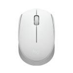 Logitech M170 Mouse - Optical - Wireless - Radio Frequency - 2.40 GHz - Off White - USB - Symmetrical