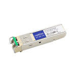 AddOn - SFP (mini-GBIC) transceiver module - CWDM - LC single-mode - up to 49.7 miles - OC-3 - 1550 nm - TAA Compliant - for P/N: SFP-1GB-CW-47-80-I-C-AO, SFP-1GB-CW-53-40-HW-AO, SFP-1GB-CW-53-80-I-HW-AO