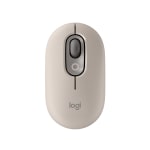 Logitech POP Mouse, Wireless Mouse with Customizable Emojis, SilentTouch Technology, Precision/Speed Scroll - Mist - Wireless - Bluetooth - Mist - Scroll Wheel