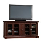 Sauder Palladia Credenza For 70in TVs, 33-1/8inH x 70-1/8inW x 19-1/2inD, Select Cherry