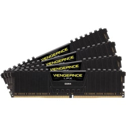 CORSAIR Vengeance LPX - DDR4 - kit - 32 GB: 4 x 8 GB - DIMM 288-pin - 3600 MHz / PC4-28800 - CL18 - 1.35 V - unbuffered - non-ECC - black