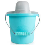 Nostalgia Electrics 4-Qt Electric Ice Cream Maker With Easy-Carry Handle, Blue