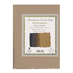 Shizen Design Pastel Paper, Naturals, 8 1/2in x 11in, Pack Of 25