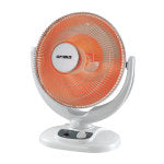 Optimus 1200-Watt Radiant Parabolic Dish Electric Space Heater, 20in x 17in