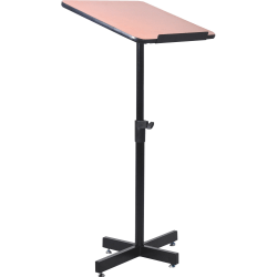 Pyle PLCTND44 Lectern - 28.30in to 46.50in Adjustment - 22.40in Table Top Width x 17.70in Table Top Depth - 46.50in Height - Assembly Required - Medium Density Fiberboard (MDF) Top Material