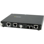 Perle SMI-1000-S2SC70 Gigabit Ethernet Media Converter - 1 x Network (RJ-45) - 1 x SC Ports - Management Port - 1000Base-ZX, 1000Base-T - 43.50 Mile - External