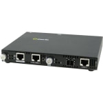 Perle SMI-1000-S2LC70 Media Converter - 2 x Network (RJ-45) - 1 x LC Ports - Management Port - 1000Base-T, 1000Base-ZX, 10/100/1000Base-T - 43.50 Mile - External, Rail-mountable, Rack-mountable, Wall Mountable