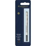 Waterman Fine Point Rollerball Pen Refill - Fine Point - Black Ink - 1 Each