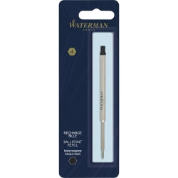 Waterman Black Refill for Ballpoint Pen - Medium Point - Black Ink - 1 Each