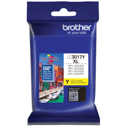 Brother LC3017I High-Yield Yellow Ink Cartridge, LC3017Y