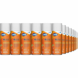 CloroxPro 4 in One Disinfectant & Sanitizer - Aerosol - 14 fl oz (0.4 quart) - Fresh Citrus Scent - 1596 / Pallet - Orange