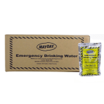 Ready America Mayday Industries Emergency Drinking Water Pouches, 4.23 Oz, Case Of 100 Pouches