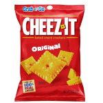 Cheez-It Baked Snack Crackers, Original Flavor, 3 Oz Bags, Box Of 6