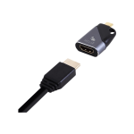 Helix - Adapter - 24 pin USB-C male to HDMI female - 4K support