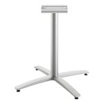 HON Between HBTTX30L Table Base - Textured Silver