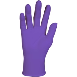 Kimberly-Clark Safeskin Purple Nitrile Exam Gloves, Small, Purple, Box Of 100