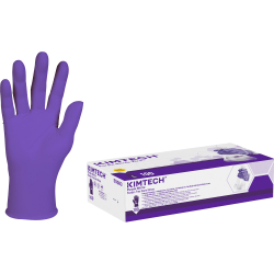 Kimberly-Clark Safeskin Purple Nitrile Exam Gloves, Large, Purple, Box Of 100