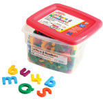 Educational Insights AlphaMagnets & MathMagnets, Assorted Colors, Pack Of 214